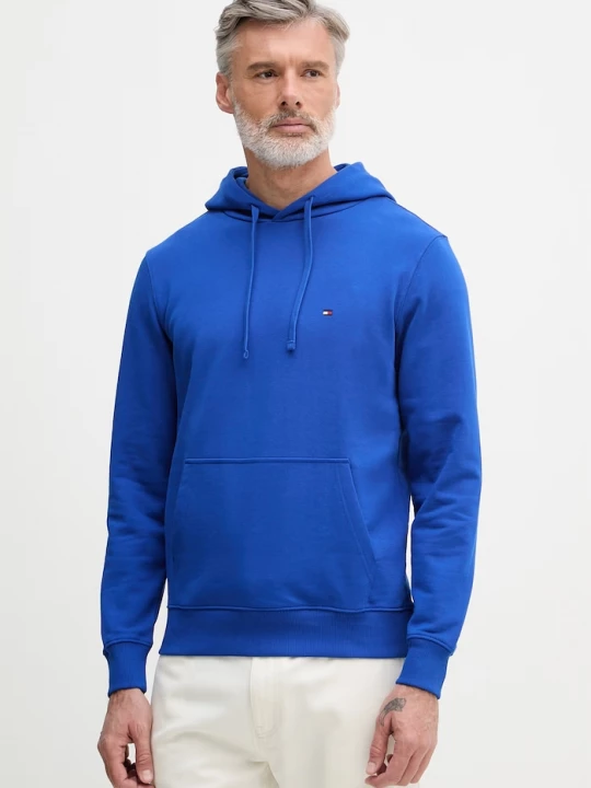 Obrázek produktu Tommy Hilfiger mikina s kapucí pánská bavlněná modrá