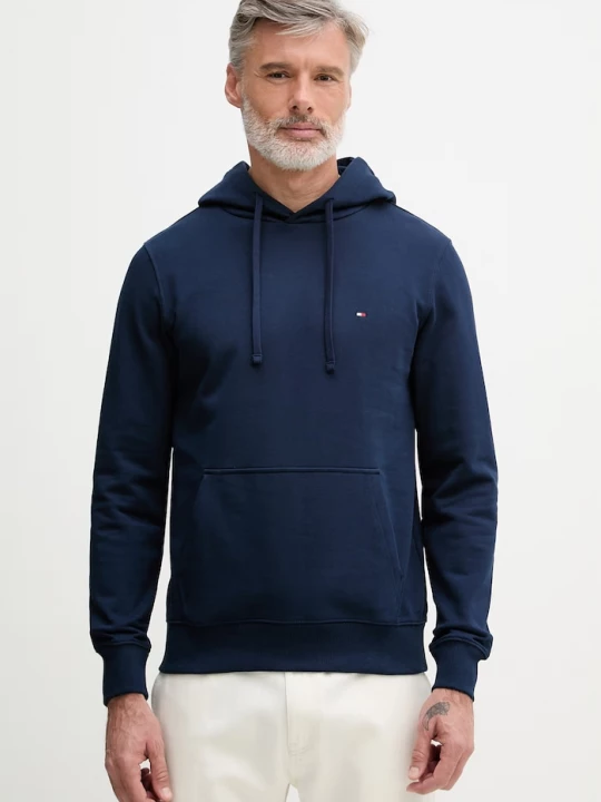 Obrázek produktu Tommy Hilfiger mikina s kapucí pánská bavlněná námořnická modř