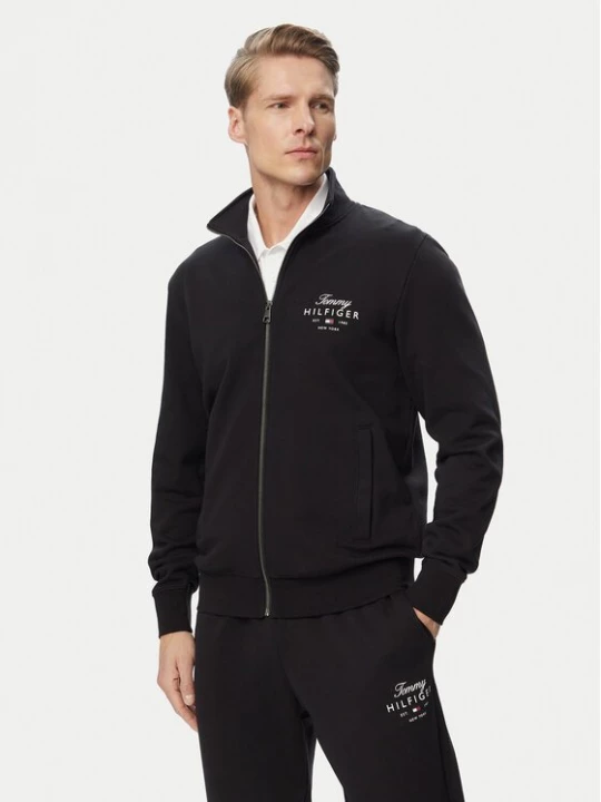 Obrázek produktu Tommy Hilfiger Mikina Script Stack MW0MW43219 Černá Regular Fit
