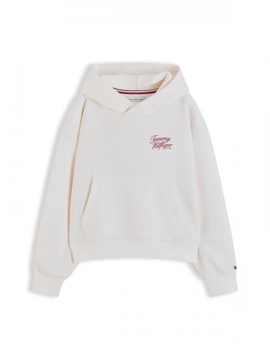 Obrázek produktu TOMMY HILFIGER Mikina tmavě červená / bílá