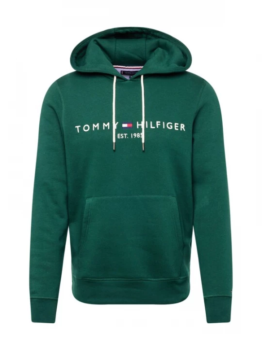 Obrázek produktu TOMMY HILFIGER Mikina tmavě zelená / červená / bílá