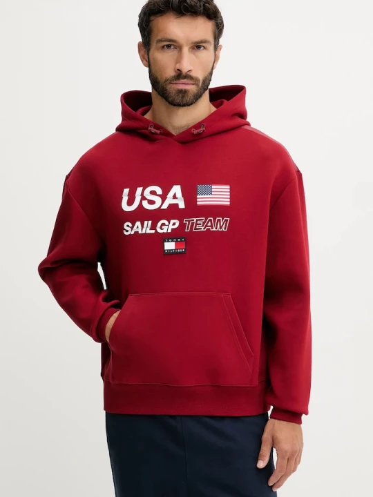 Obrázek produktu Tommy Hilfiger Mikina Tommy Hilfiger x SAIL GP červená