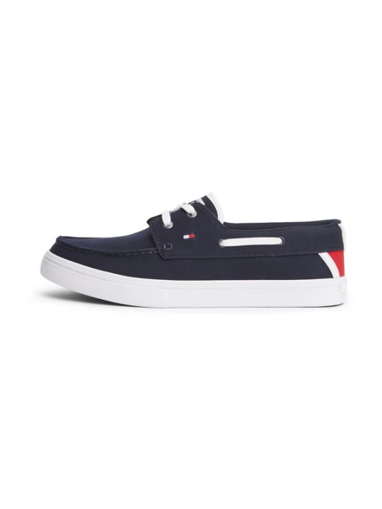 Obrázek produktu TOMMY HILFIGER Mokasíny 'Essential' námořnická modř / červená / bílá