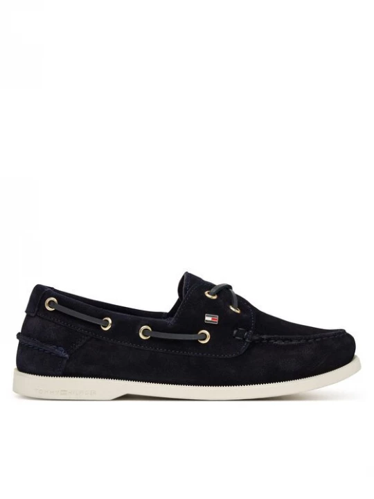 Obrázek produktu Tommy Hilfiger Mokasíny Hilfiger Suede Boat Shoe FW0FW09338 Tmavomodrá
