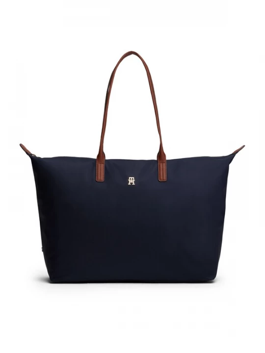 Obrázek produktu TOMMY HILFIGER Nákupní taška 'POPETTE' marine modrá / hnědá / zlatá