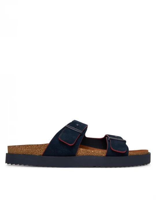 Obrázek produktu Tommy Hilfiger Nazouváky Cork Adjustable Suede Sandal FM0FM05869 Tmavomodrá