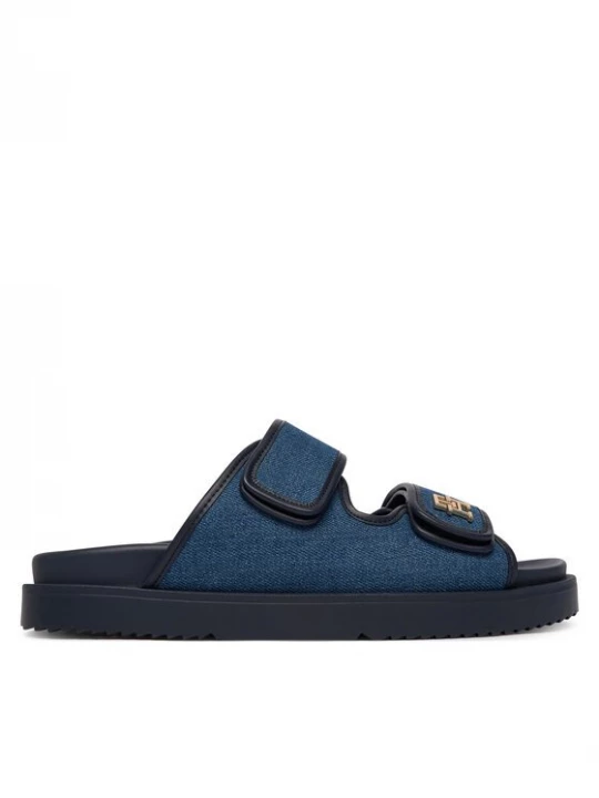 Obrázek produktu Tommy Hilfiger Nazouváky Double Strap Denim Sandal FW0FW09123 Modrá
