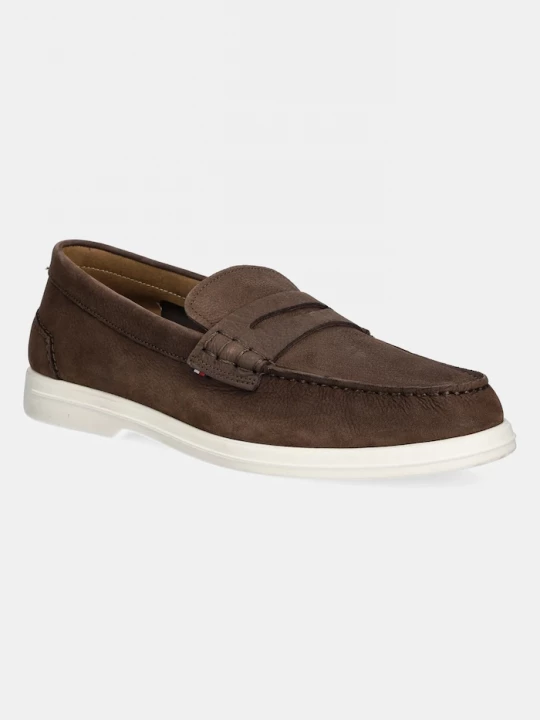 Obrázek produktu Tommy Hilfiger Nubukové mokasíny NUBUCK P LOAFER hnědá
