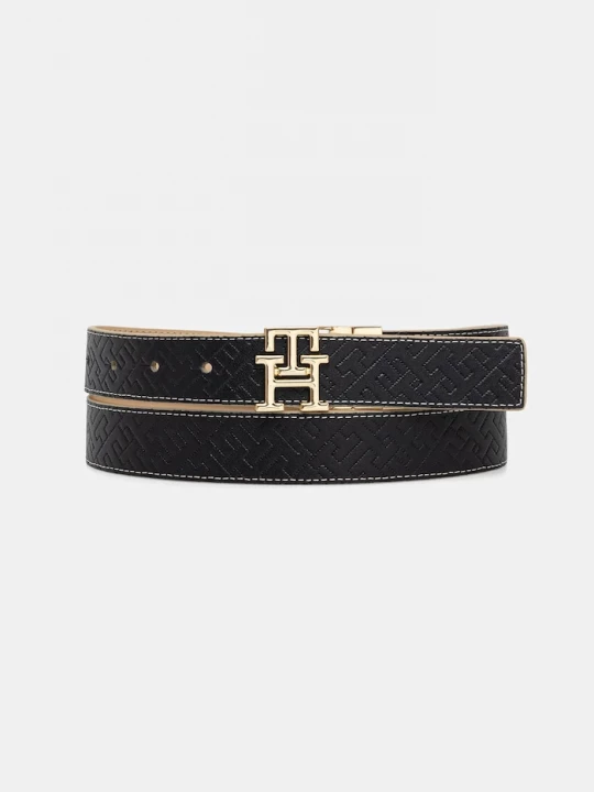 Obrázek produktu Tommy Hilfiger Oboustranný kožený pásek Tommy Hilfiger námořnická modř