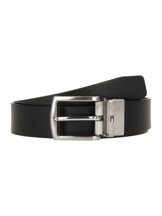 Obrázek produktu TOMMY HILFIGER Opasek 'Flag Rectangular Buckle Reversible'  marine modrá