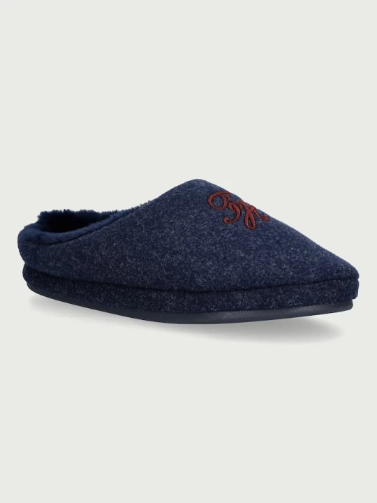 Obrázek produktu Tommy Hilfiger pantofle dámské TH HOUSE BOOTIE FLANNEL námořnická modř
