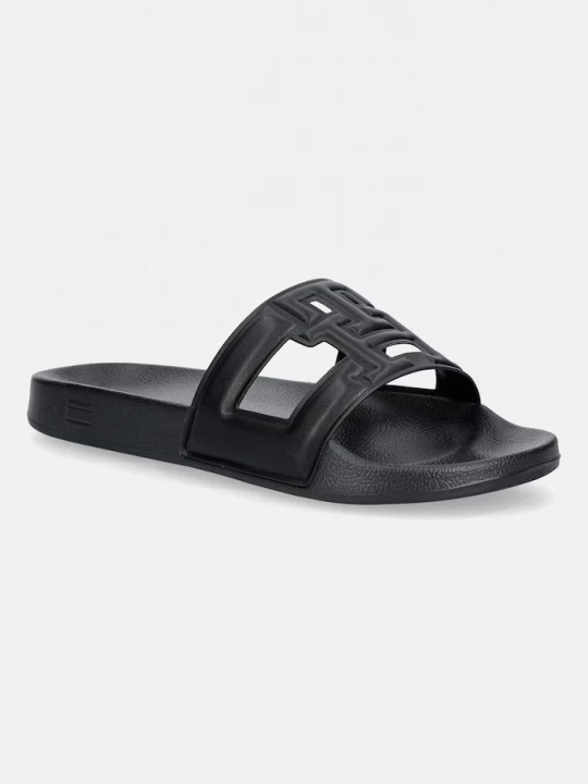 Obrázek produktu Tommy Hilfiger pantofle dámské TH MONOGRAM POOL SLIDE černá