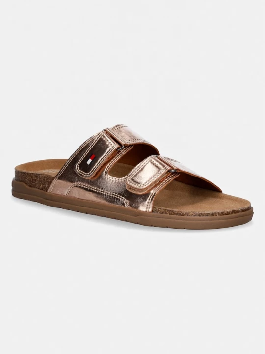 Obrázek produktu Tommy Hilfiger pantofle dětské hnědá