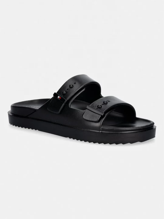 Obrázek produktu Tommy Hilfiger pantofle na bazén pánské LIGHT ADJUSTABLE POOL SLIDER černá