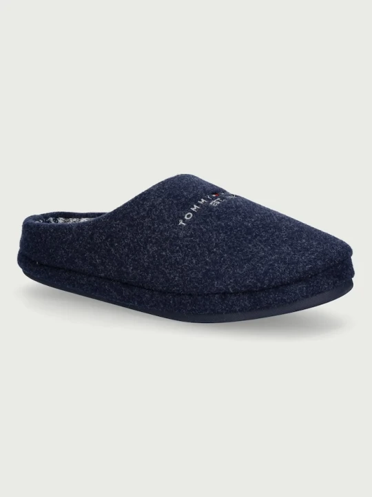 Obrázek produktu Tommy Hilfiger Pantofle pánské FELT HOUSE SHOE námořnická modř