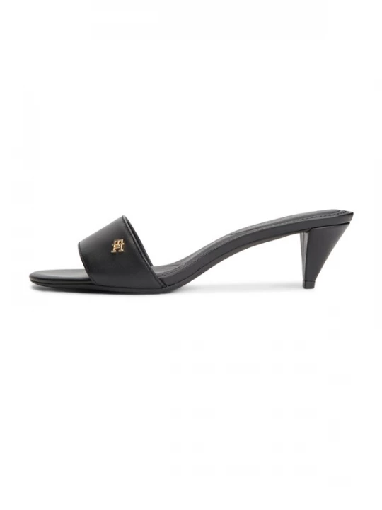 Obrázek produktu TOMMY HILFIGER Pantofle 'TH Monogram Heeled' černá