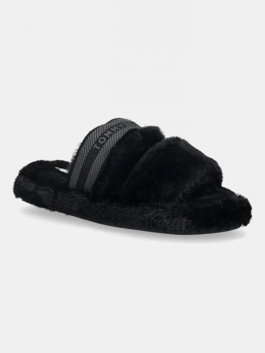 Obrázek produktu Tommy Hilfiger Pantofle Tommy Hilfiger HILFIGER FUR SLIPPER černá