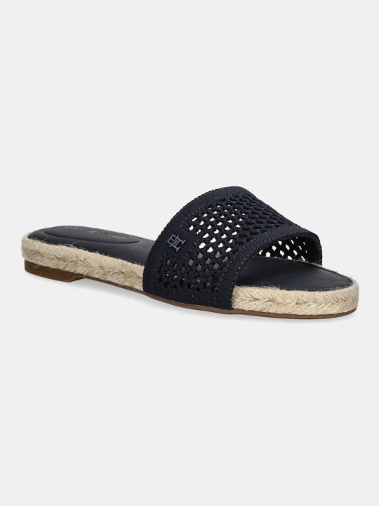 Obrázek produktu Tommy Hilfiger Pantofle KNIT MESH ESPADRILLE FLAT SANDAL námořnická modř