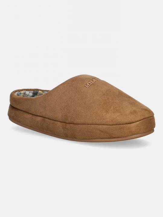 Obrázek produktu Tommy Hilfiger Pantofle Tommy Hilfiger M SDE CHECK HOUSE SHOE hnědá