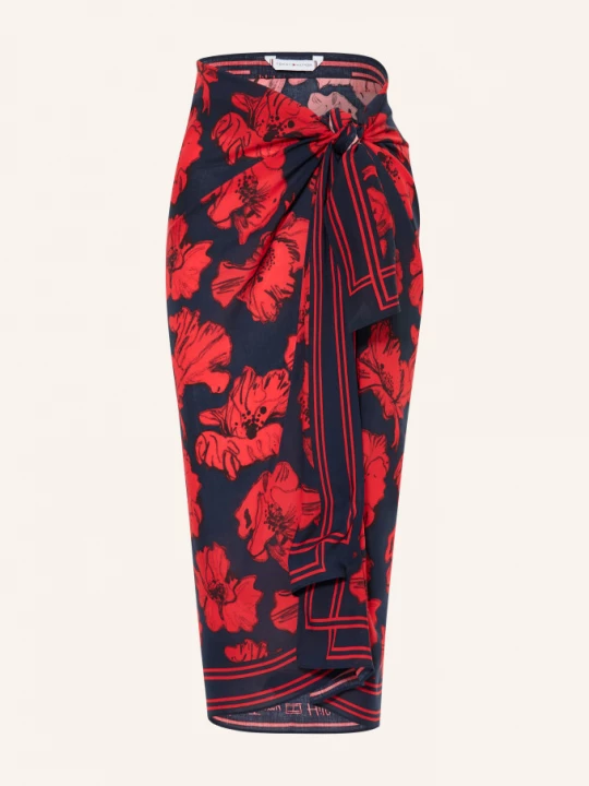 Obrázek produktu Tommy Hilfiger Pareo červená / tmavě modrá