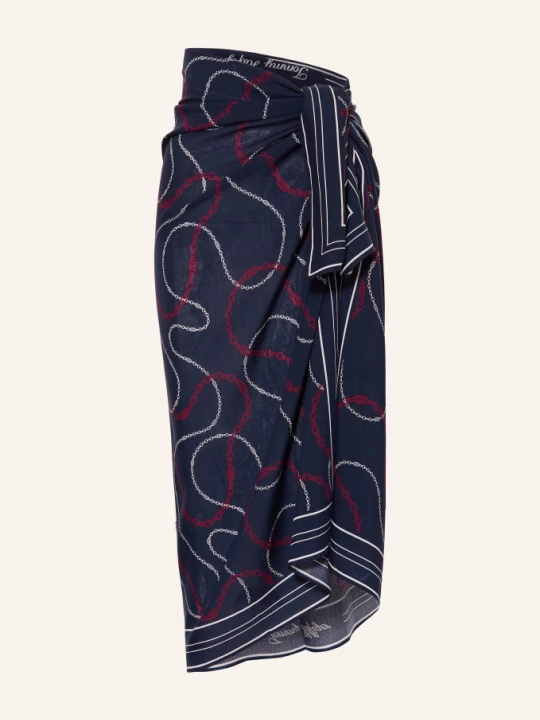 Obrázek produktu Tommy Hilfiger Pareo tmavě modrá / tmavě červená / bílá