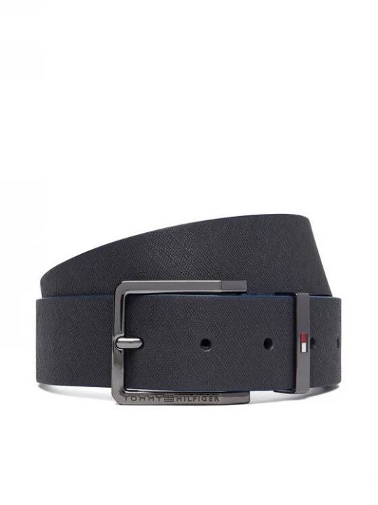 Obrázek produktu Tommy Hilfiger Pásek Oliver Saffiano 3.5 AM0AM14573 Tmavomodrá