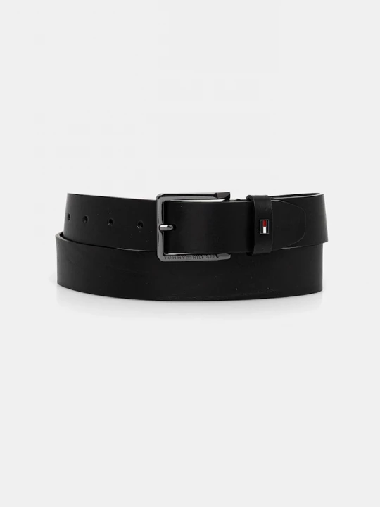 Obrázek produktu Tommy Hilfiger pásek pánský kožený černá