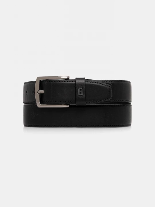 Obrázek produktu Tommy Hilfiger pásek pánský kožený černá
