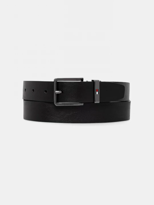 Obrázek produktu Tommy Hilfiger pásek pánský kožený černá