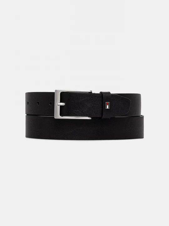 Obrázek produktu Tommy Hilfiger pásek pánský kožený černá