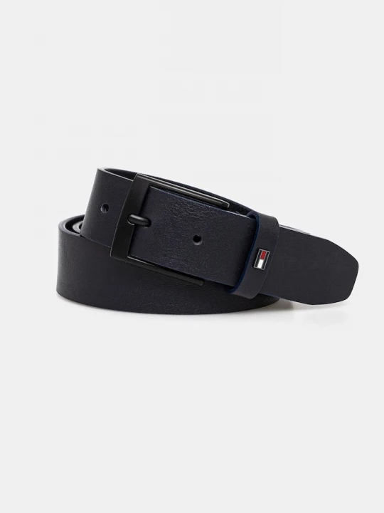 Obrázek produktu Tommy Hilfiger pásek pánský kožený námořnická modř