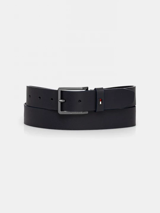 Obrázek produktu Tommy Hilfiger pásek pánský kožený námořnická modř