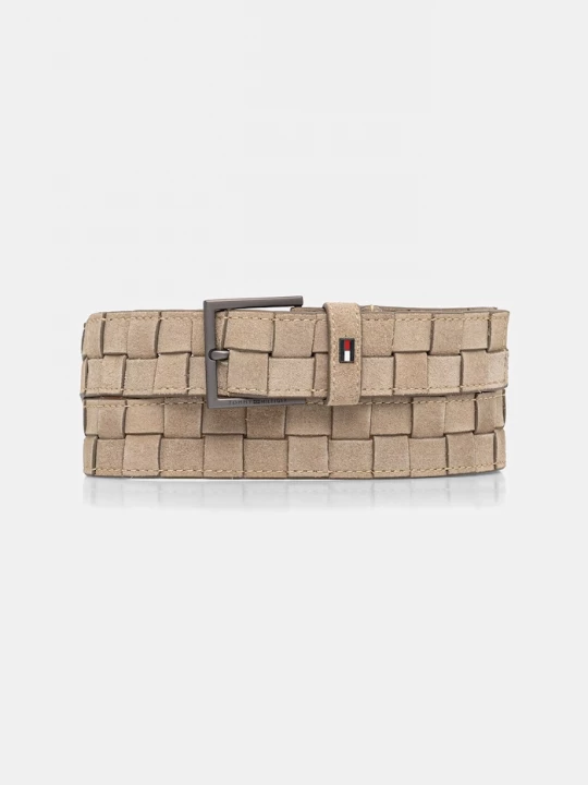 Obrázek produktu Tommy Hilfiger pásek pánský semišový béžová