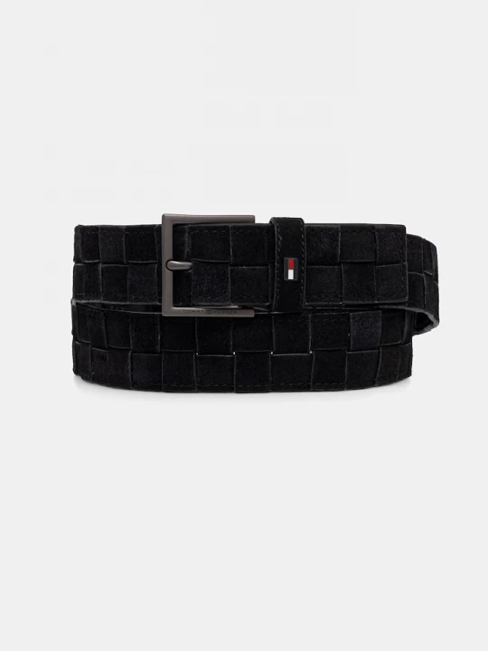 Obrázek produktu Tommy Hilfiger pásek pánský semišový černá