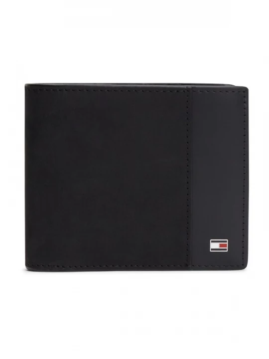Obrázek produktu TOMMY HILFIGER Peněženka 'Flag Plaque Bifold Flap' černá