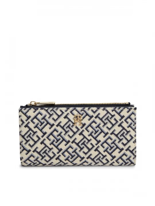 Obrázek produktu TOMMY HILFIGER Peněženka 'JACQUARD' námořnická modř / bílá