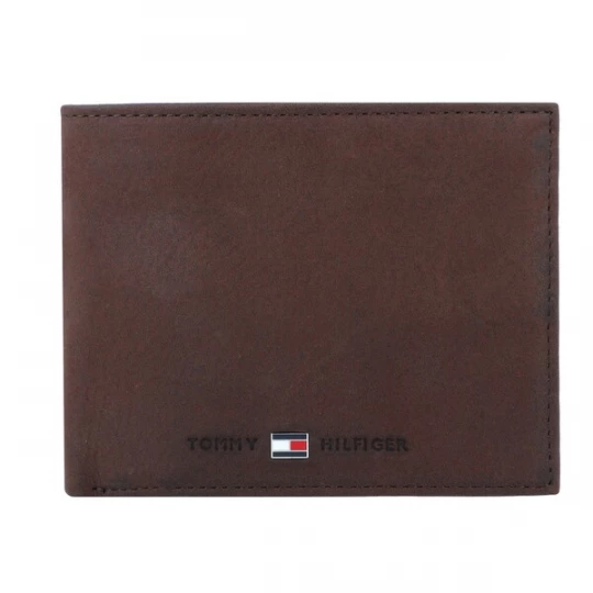 Obrázek produktu TOMMY HILFIGER Peněženka 'Johnson' námořnická modř / čokoládová / červená / bílá
