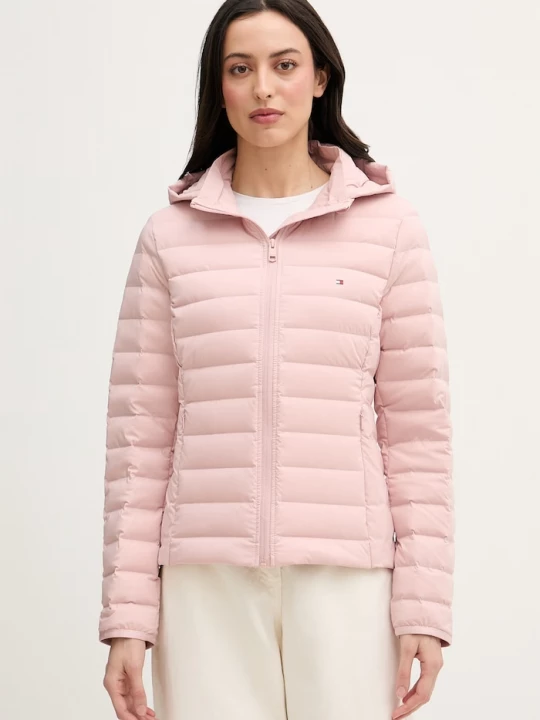 Obrázek produktu Tommy Hilfiger péřová bunda dámská růžová