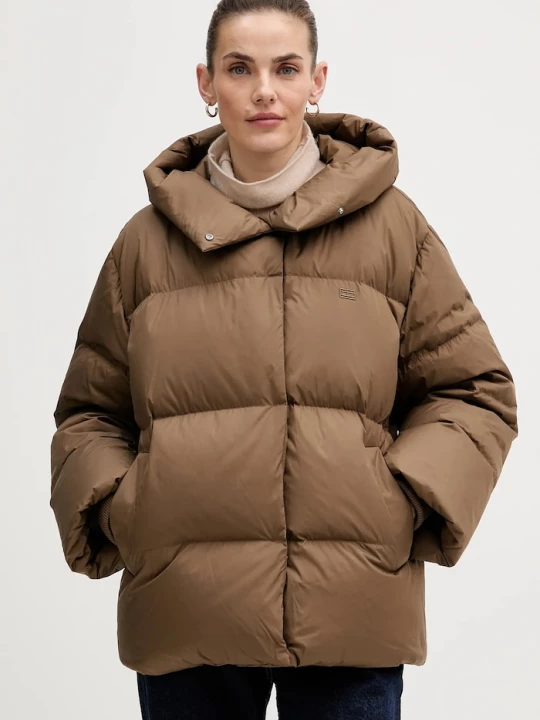 Obrázek produktu Tommy Hilfiger Péřová bunda Tommy Hilfiger hnědá