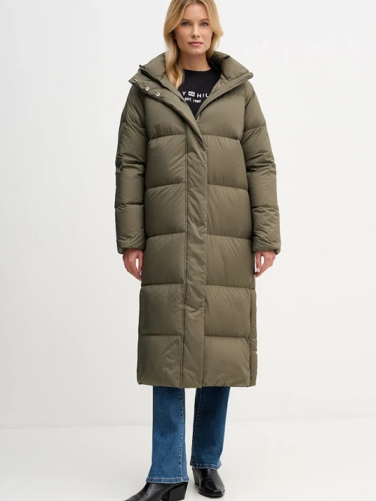 Obrázek produktu Tommy Hilfiger Péřová bunda Tommy Hilfiger zelená