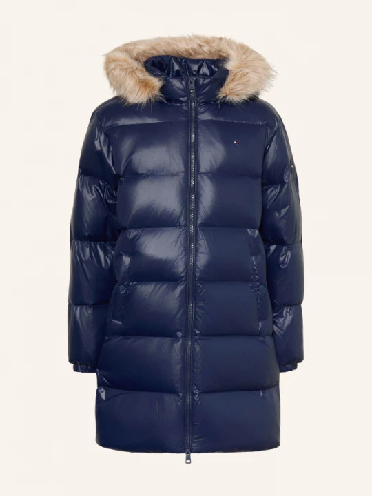Obrázek produktu Tommy Hilfiger Péřové Bundy S Odnímatelnou Umělou Kožešinou tmavě modrá