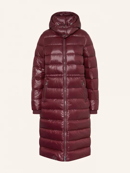 Obrázek produktu Tommy Hilfiger Péřový Kabát S Odnímatelnou Kapucí tmavě červená