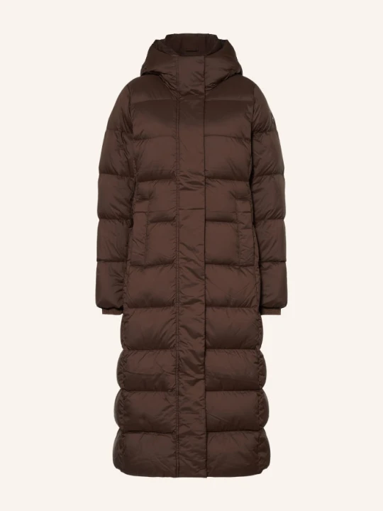 Obrázek produktu Tommy Hilfiger Péřový Kabát tmavě hnědá
