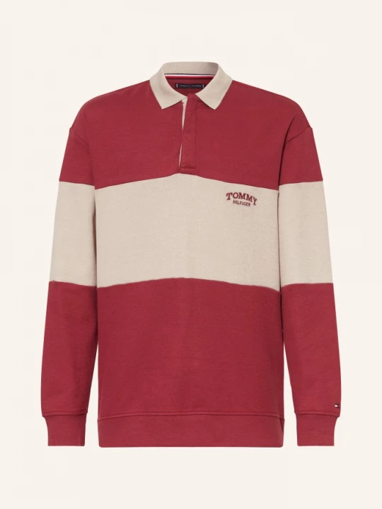 Obrázek produktu Tommy Hilfiger Piqué Polokošile tmavě červená / béžová