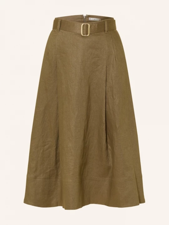Obrázek produktu Tommy Hilfiger Plátěná Sukně khaki