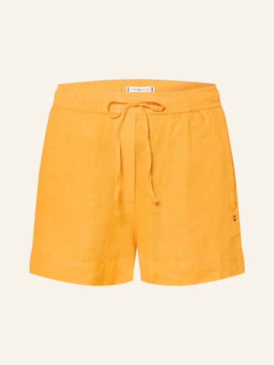 Obrázek produktu Tommy Hilfiger Plátěné Šortky neonově oranžová