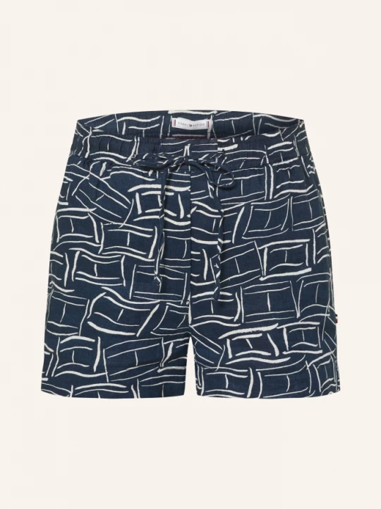 Obrázek produktu Tommy Hilfiger Plátěné Šortky tmavě modrá / krémová