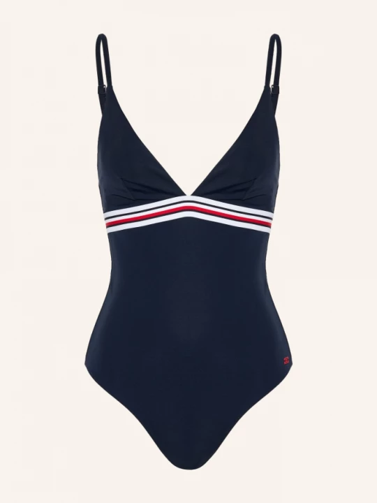 Obrázek produktu Tommy Hilfiger Plavky tmavě modrá / červená / bílá