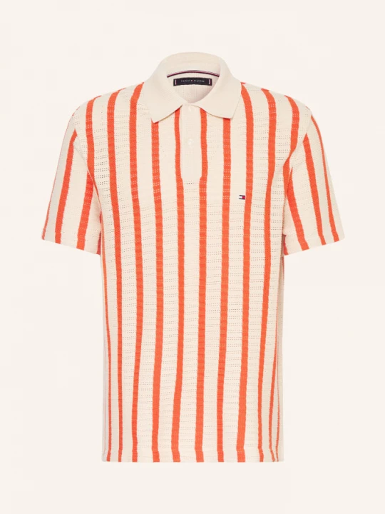 Obrázek produktu Tommy Hilfiger Pletené Polo Tričko Classic Fit oranžová / režná