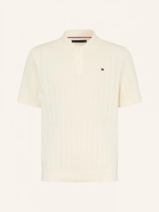 Obrázek produktu Tommy Hilfiger Pletené Polo Tričko režná